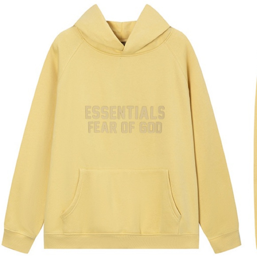 Fear of God Essentials ( Tuscan yellow ) Hoodie
